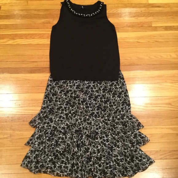 BEAUTIFULLY LAYERED ANN TAYLOR CHIFFON SKIRT - Picture 3 of 12